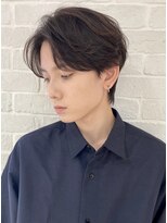 リコバイアフロート(riko by afloat)&nbsp;センターパート/パーマ/ショート[メンズカット竹田]