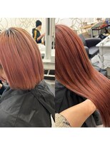 ベルグローアルファ(BELLE GROW ALPHA)&nbsp;暖色系カラーシールエクステロングヘア☆