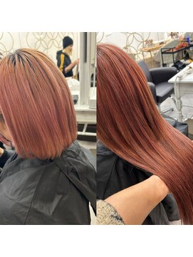 ベルグローアルファ(BELLE GROW ALPHA) 暖色系カラーシールエクステロングヘア☆