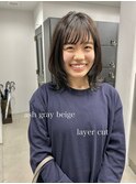 ふんわりカールヘルシースタイルショコラアッシュミディアム