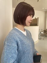 イノセントヘア(innocent.hair) 韓国風　コンパクトボブ　大人ボブ　顔周り