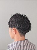 ニュアンスパーマ×刈り上げマッシュ