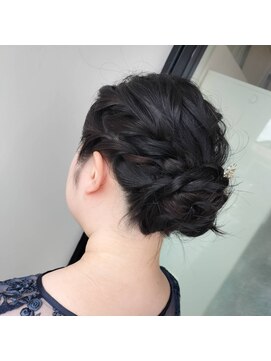 エース 糸島店(ase.) ヘアアレンジ 女子会や結婚式の2次会におすすめ◎