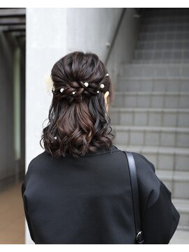 ヘアアレンジメント ボガスティーズ 溝の口店(Hair arrangement Vogusty's) 結婚式◎上品可愛いハーフアップ/ヘアセット専門店