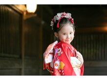 美容室 スプラッシュの雰囲気（代々木八幡宮での七五三の出張撮影）