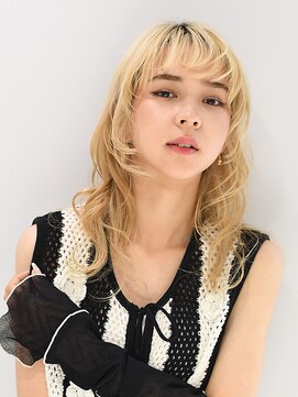 アース 三木店(HAIR & MAKE EARTH) 20代30代大人可愛いダブルカラーブリーチハイトーンカラー