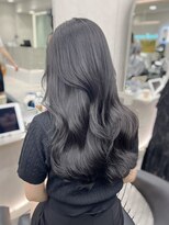 ロンド マーレ 天神大名店(Lond mare)&nbsp;イメチェン/レイヤー/美髪/ブルーブラック/ブリーチなし