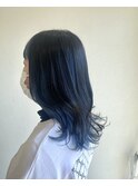 インナーカラーブルー