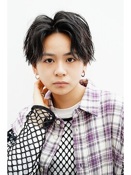 ゼンコー アオヤマ(ZENKO Aoyama) メンズカット波巻きパーマツイスパシャドウフェザー