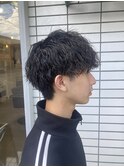 縦落ちツイストスパイラルパーマ