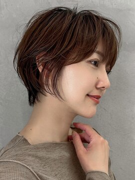 ロンドエニカ 大宮(Lond enika) グランマッシュ/細めハイライト/ショート/白髪ぼかし/前髪/大宮