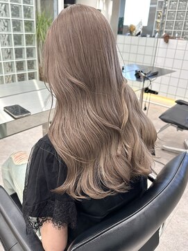 サンクマーケット 渋谷(cinq MARKET) 渋谷ブリーチカラーハイトーンカラーアッシュベージュ30代