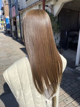 リーアイ(R-ee-i) 艶髪ロング 一宮縮毛矯正 一宮髪質改善一宮カラー一宮ケアカラー