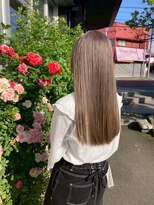 美容室 ルーフトップ(Roof top)&nbsp;髪質改善白髪ぼかしハイライトカラー前髪カットベージュカラー