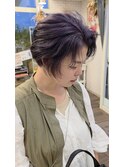 ＊THERIRE. ハイトーンショート×ラベンダーカラー＊