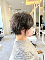 ジュベ 別府店(juve.)&nbsp;別府ショートボブ顔まわりレイヤーカット髪質改善カラー