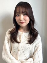アモレット(amoretto)&nbsp;韓国ヘア 顔周りカット 透明感カラー 前髪カット ロングレイヤー