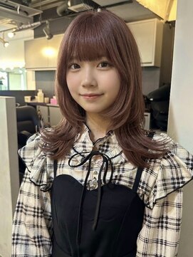 ジュール 池袋(Joule) 柔らかく盛れる♪ピンクブラウンで透明感モテヘア◎