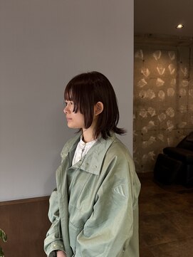 フープ 川越(hoop) 耳かけOK!すっきり小顔ボブ川越/ショート/ボブ/ハイライト