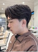 フェザーパーマニュアンスパーマ毛流れパーマメンズパーマ