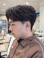 パーク(PAAQ)&nbsp;フェザーパーマニュアンスパーマ毛流れパーマメンズパーマ