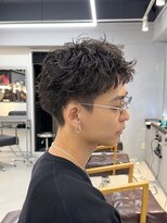 アンサー 渋谷(ANSWER) スパイキーショートルーズショートツーブロック刈り上げ