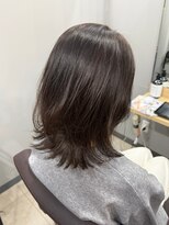 カミエ(kamie)&nbsp;ツヤ感引き出すブラウンボブ × カット・カラー・トリートメン