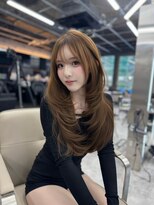 エヴァン(HEVIN)&nbsp;レイヤーカット　顔まわりカット　髪質改善