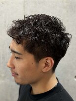 バーバーバー ナカノ(BARBER BAR NAKANO) 抜け感重視!雰囲気のあるツーブロピンパーマ【01】