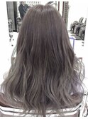 アッシュグレージュカラーデザインカラー【Ai浅草橋】