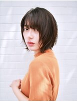 ナイン 麻布十番(NINE)&nbsp;動きのあるカジュアルなボブ♪