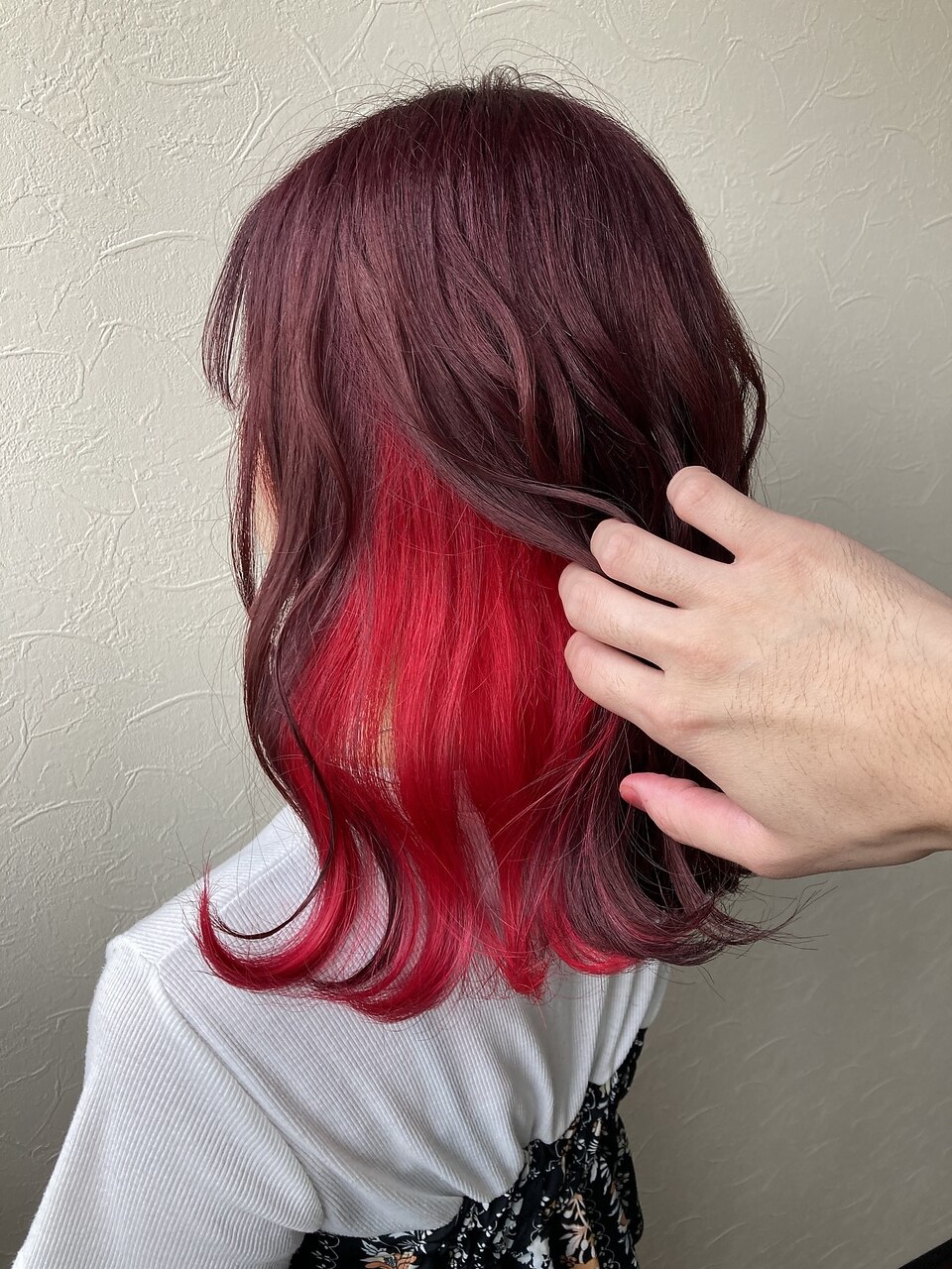 ヘアカラー 赤、ピンクセット アニメのヘアカラーピンク赤紫を再現してみる｜限界知らずの美容