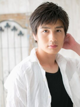 ダンディ館アダム 戸頭店 暖色系カラーで爽やか♪ツーブロックショートC