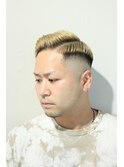 メンズかき上げニュアンスマッシュサイドパート韓国マッシュ３７