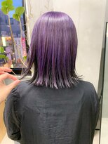 テトヘアー(teto hair) ヴェールカラー、スーパーワイドバング、パープル、ラベンダー