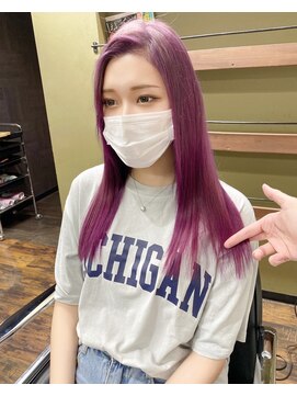 ガルボ ヘアー(garbo hair) #ガルボ#ハイトーン#エクステ#ブリーチ#髪カリスマ#10代#20代