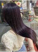 色落ちも楽しめるパープルカラー
