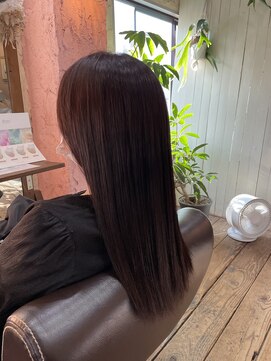 ロッソバイアルター 鎌取(ROSSO by aL-ter) 【フェミニンロング/チェリーブラウン/モードヘア】千葉香奈