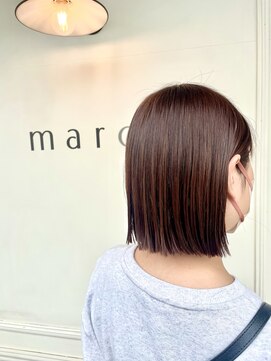 マルコ(marco) 切りっぱなしボブ