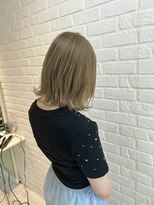 デイジー インデックスヘア 大島店(DAISY index hair) カット&ダブルカラーラテベージュ¥17400