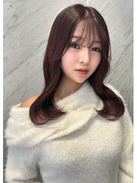 ユーフォリア エヌ 池袋サンシャイン通り店(Euphoria +n) 10代20代/韓国風くびれ巻きガーリースタイル/ピンクラベンダー