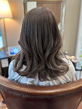 ヘアーメイクポリッシュ 西向日店 若々しさアップ★白髪ぼかし/ロング