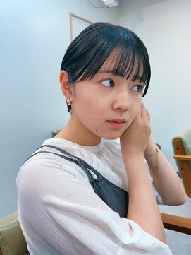 シビバイレボ(CIBI by revo) 地毛風カラー/ナチュラルレイヤーカット/ショートボブ[船橋]