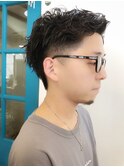 夏の/波巻き/スパイラル/メンズパーマ/オススメ/アップバング