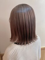 ユキオグループ グラン(yg GRAN)&nbsp;グレージュ切りっぱなしボブ外国人風透明感ケアブリーチ