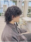 波打ちウルフパーマ