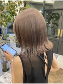 ブリーチカラー ミルクティーベージュ