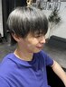 カット+ケアブリーチ＋カラー （富士市/メンズカット/パーマ/眉毛/ブリーチ）