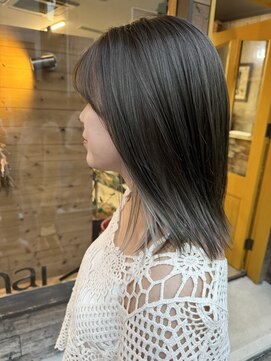 ルーナヘアー(LUNA hair) 『京都 ルーナ』インナーカラー×ボブ 20代30代40代50代60代