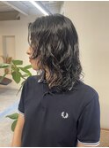 ハッシュカット×パーマ